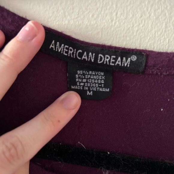 Purple Fitted Tee - Picture 3 of 3